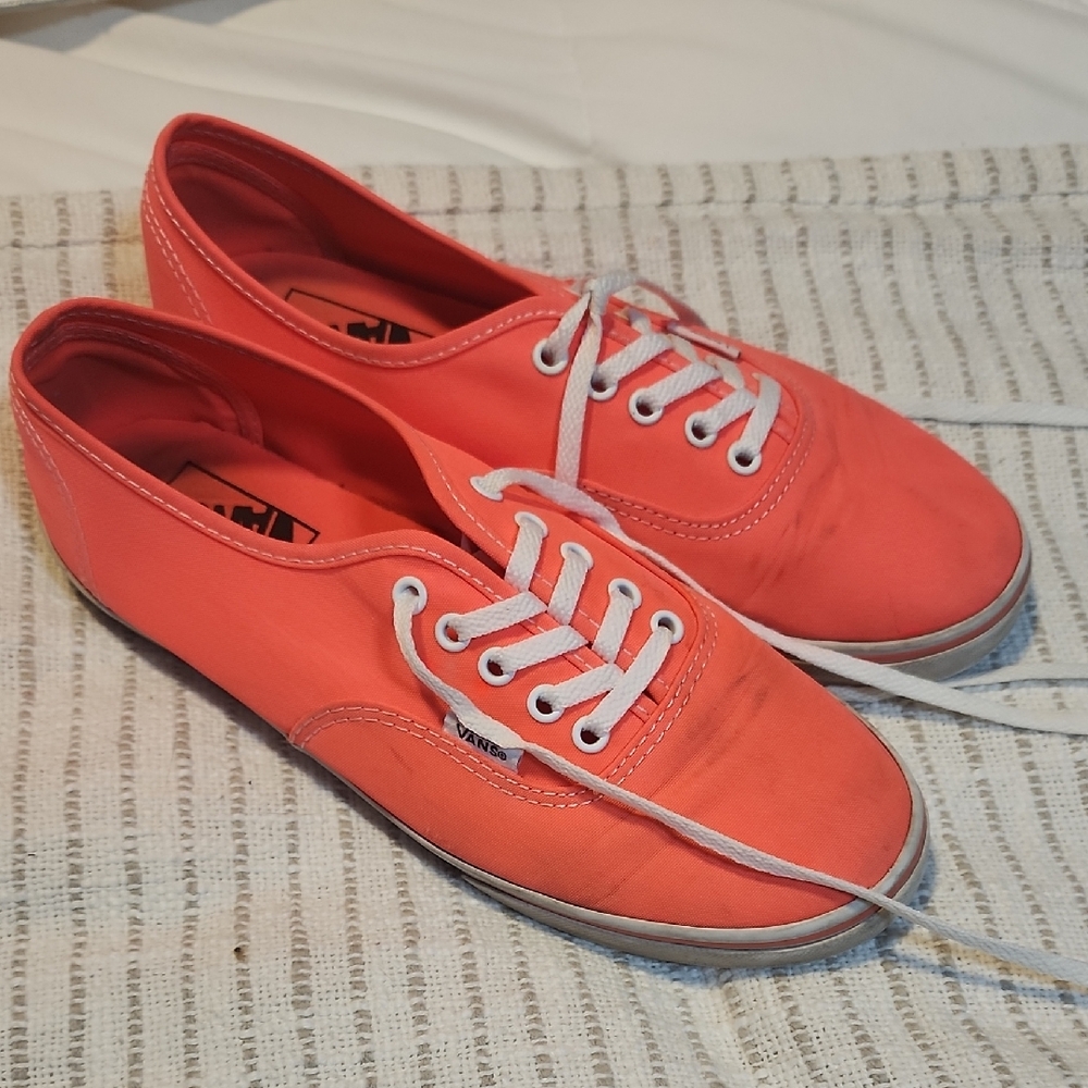 Vans Women's Bright Coral Sneakers